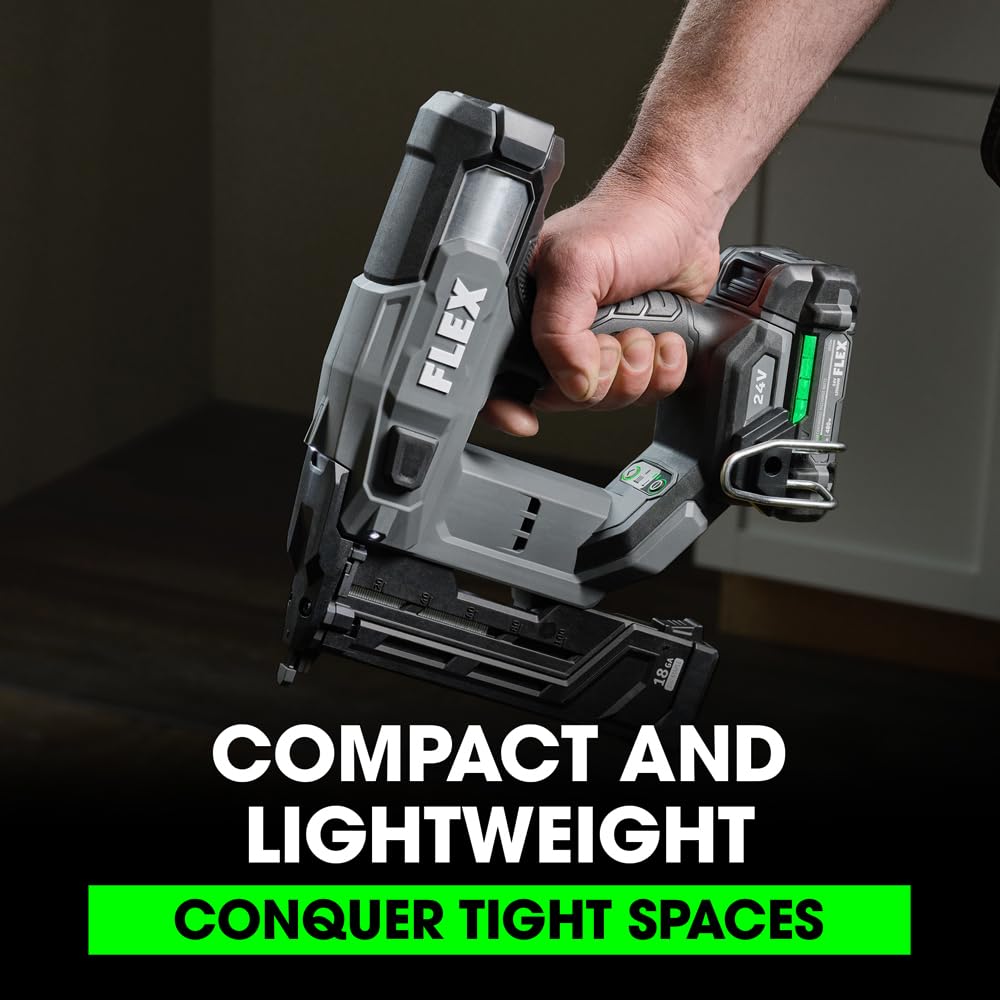 Amazon.com: FLEX 24V Brushless 1/4-inch Narrow Crown Stapler Tool